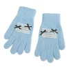 قفازات زرقاء فاتحة اللون من أجل النساء Item Picture
